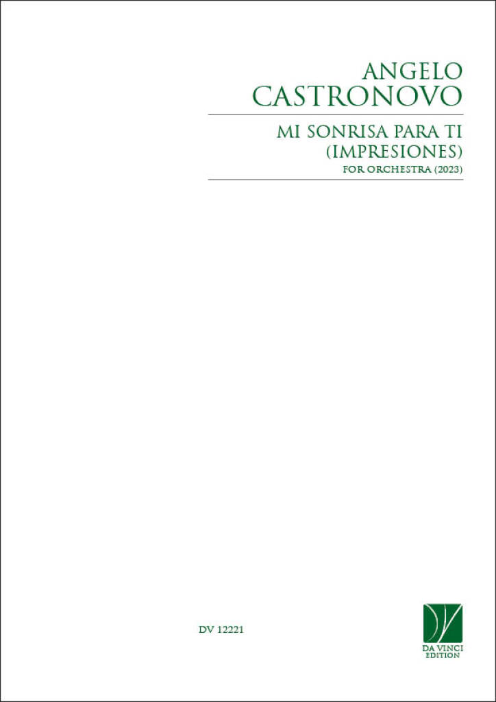 Mi sonrisa para ti (Impresiones), for Orchestra